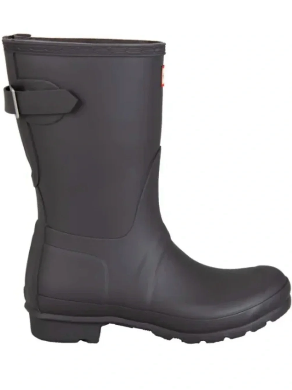 Hunter original short matte black adjustable boots size 8
